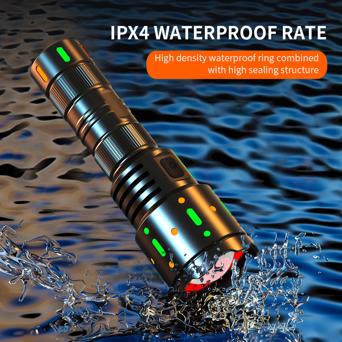 PK14 Zoom White Laser Flashlight Color Fluorescence