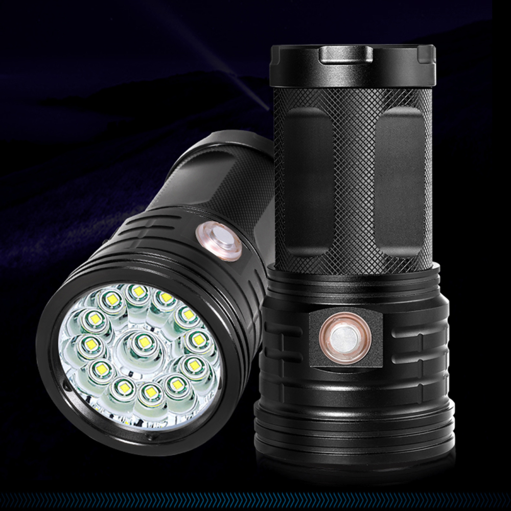 XM Tactical Flashlight 3~18x T6 LED