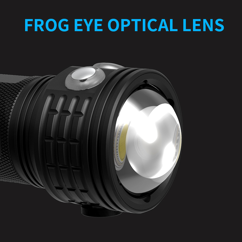 QX3 80W Photography Fill Light Diving Flashlight 3 Colors IPX8 Diving Depth of 80M