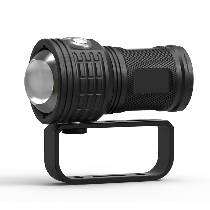 QX3 80W Photography Fill Light Diving Flashlight 3 Colors IPX8 Diving Depth of 80M