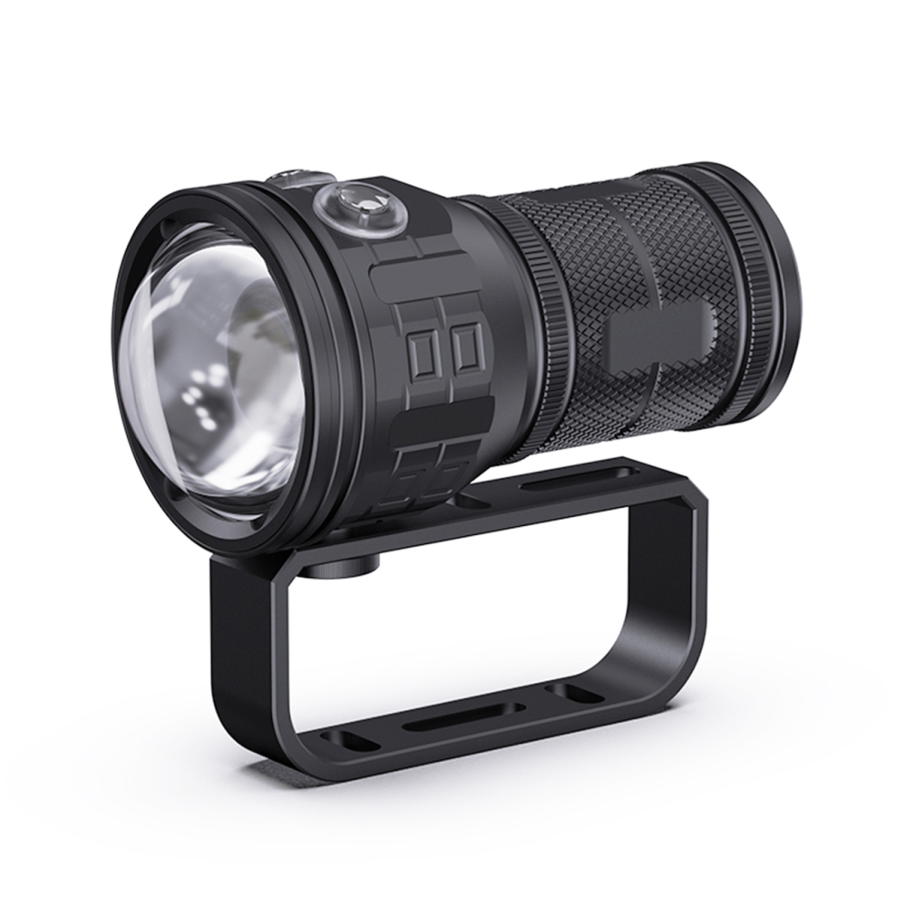QX5-COB Photography Fill Light Diving Flashlight Red Blue Purple Light IPX8 Diving Depth of 80M