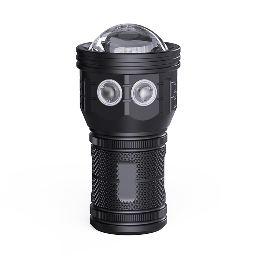QX5-COB Photography Fill Light Diving Flashlight Red Blue Purple Light IPX8 Diving Depth of 80M
