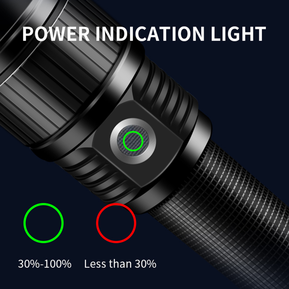 V100 40W Zoom Flashlight 4000 Lumens P90 LED