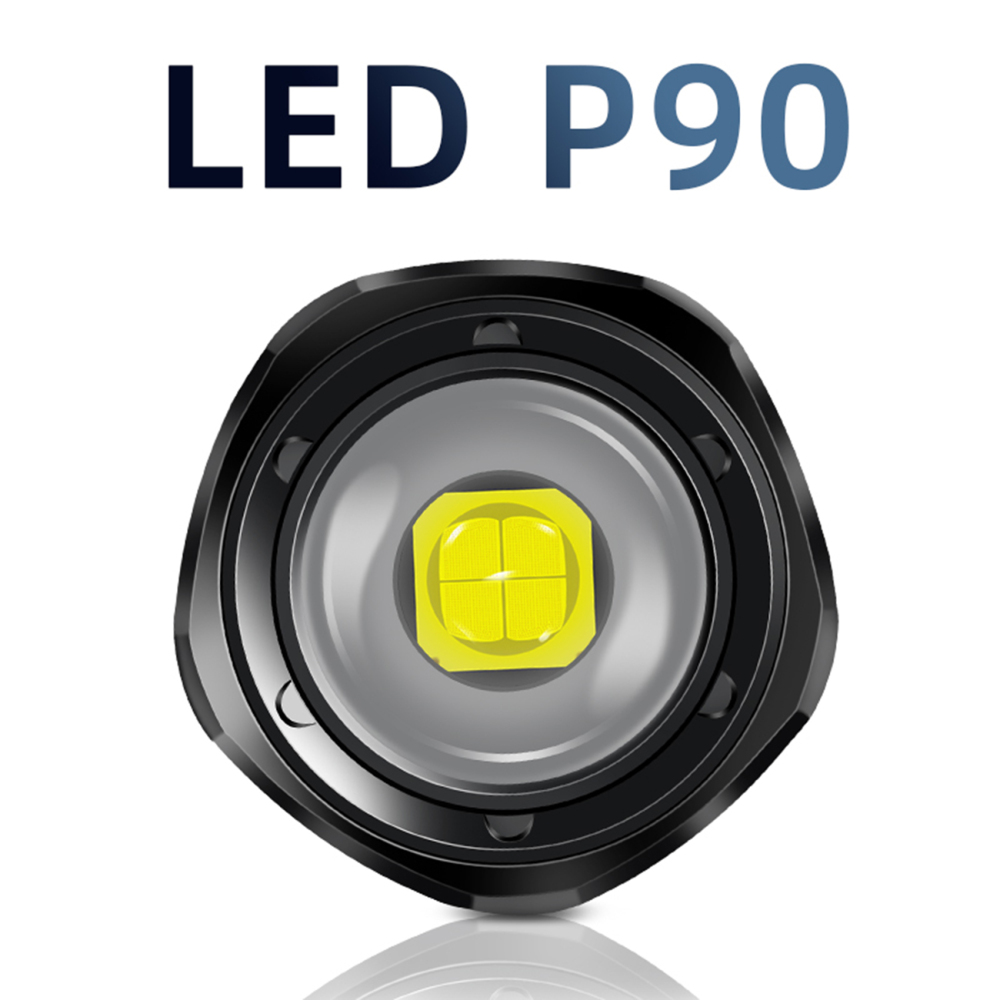 V100 40W Zoom Flashlight 4000 Lumens P90 LED