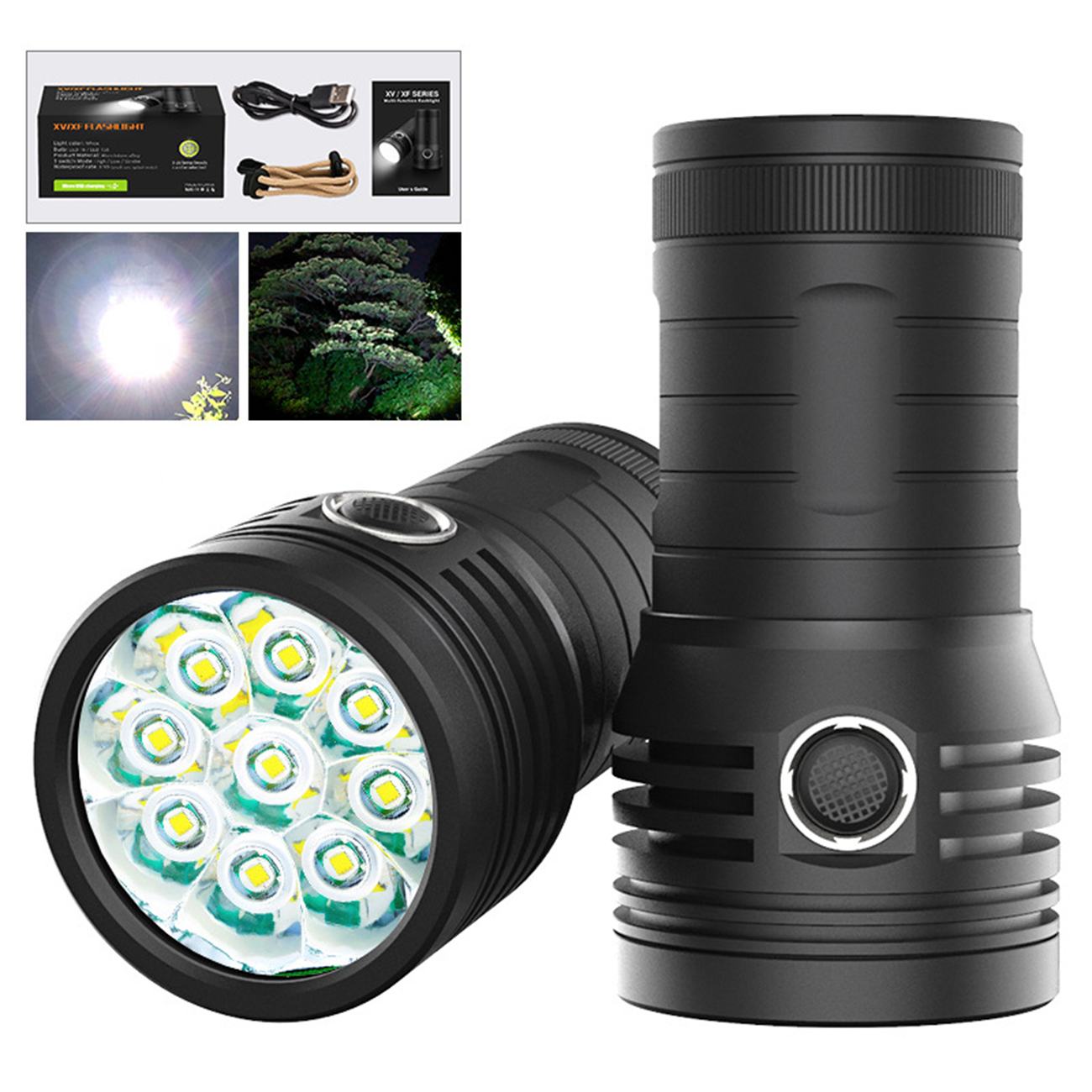 XF Tactical Flashlight 3T6-18T6 LED