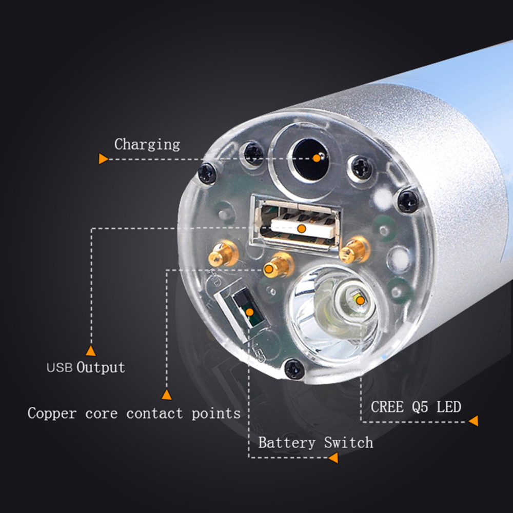 HID Xenon 85W BURNING Flashlight 8500 Lumens