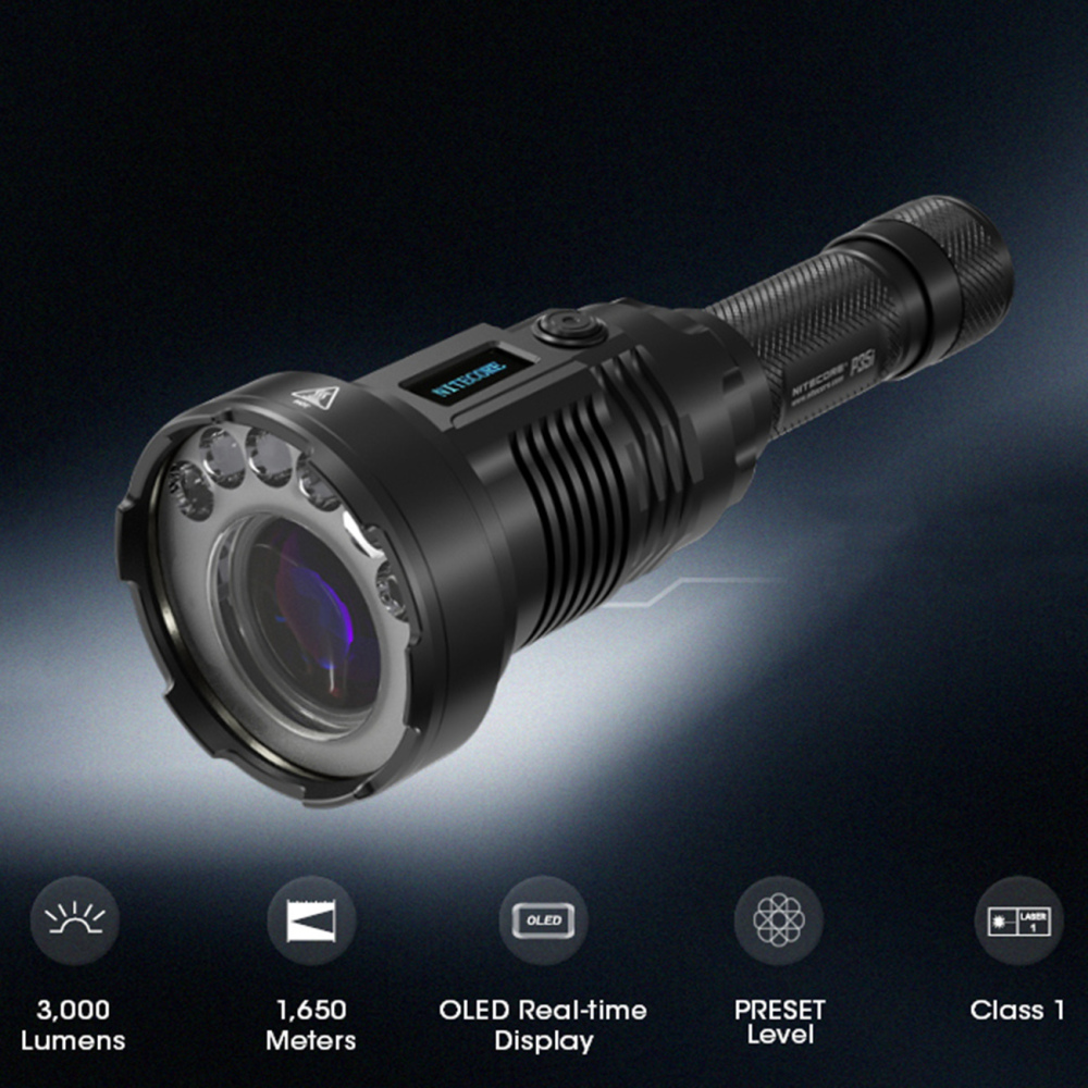 NITECORE P35i White Laser LEP Flashlight Range 1,650 Meters