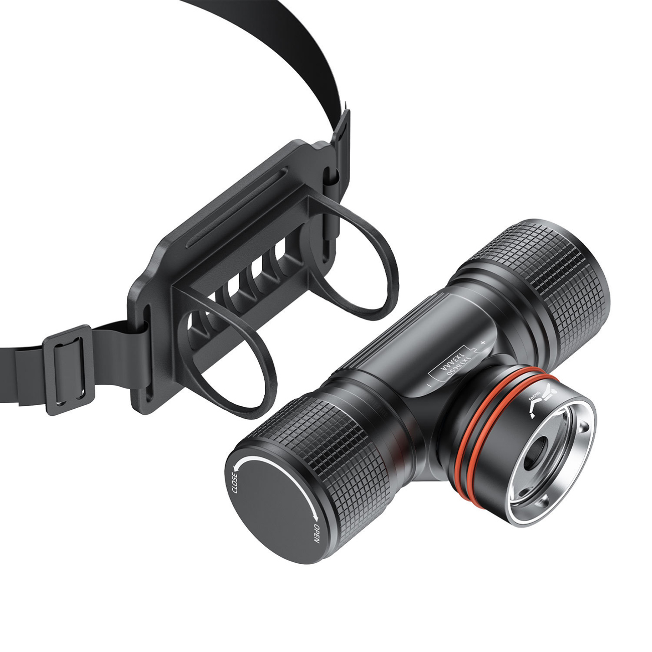 DV08 30W White Laser Diving Headlight 4 Light Modes