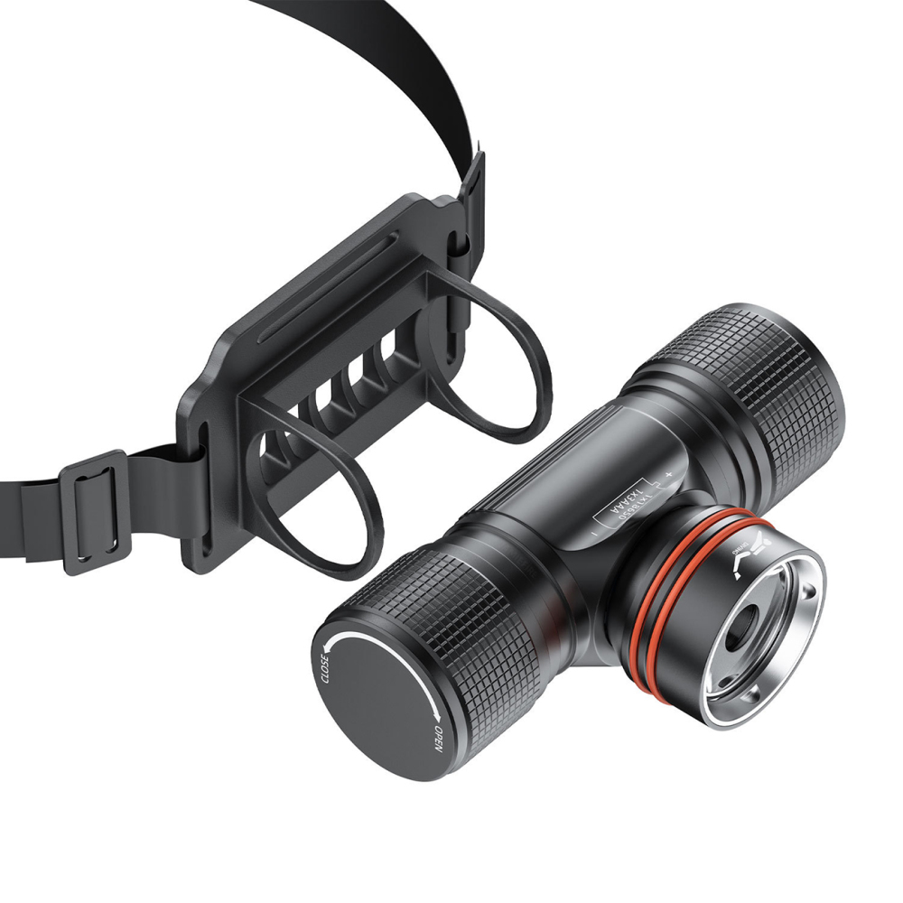 DV08 30W White Laser Diving Headlight 4 Light Modes