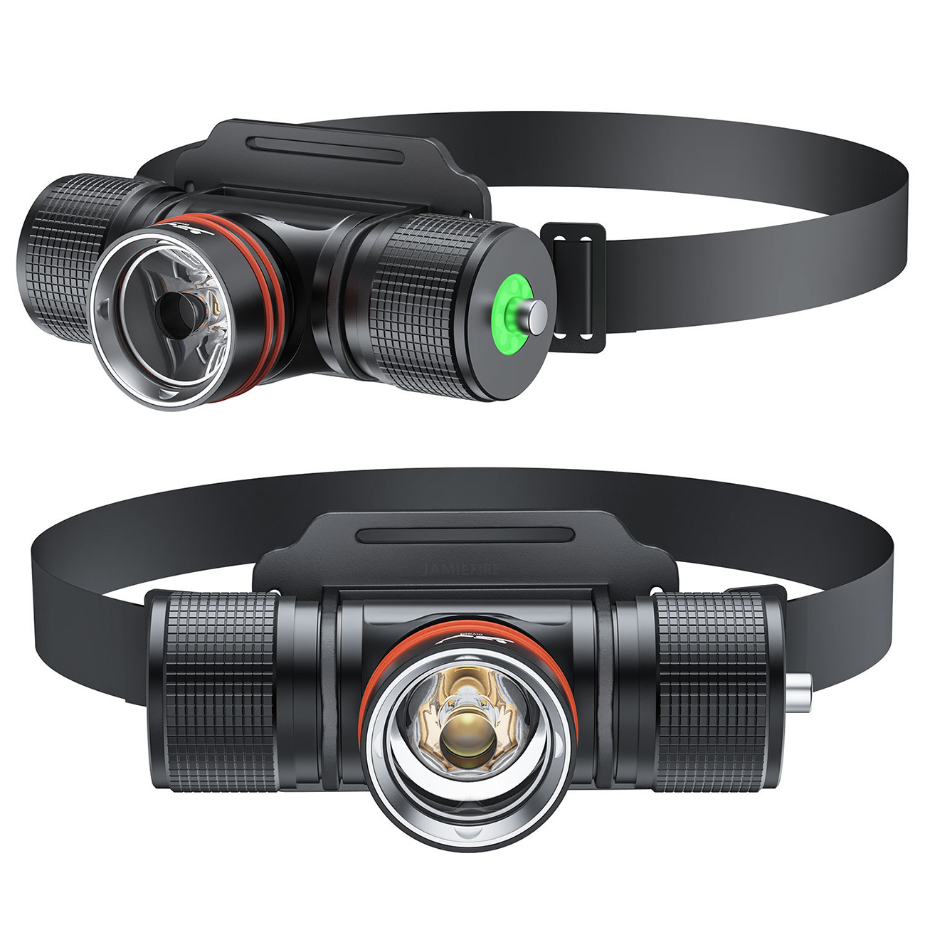 DV08 30W White Laser Diving Headlight 4 Light Modes