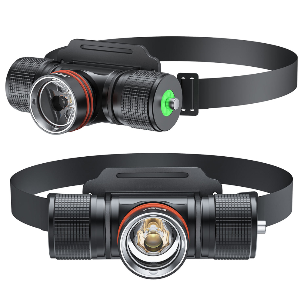 DV08 30W White Laser Diving Headlight 4 Light Modes