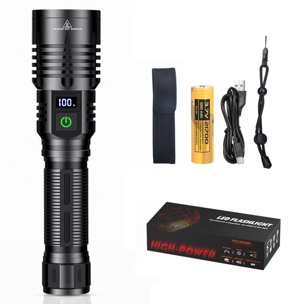 JF031 Zoom White Laser Flashlight 30W Range 1,000 Meters
