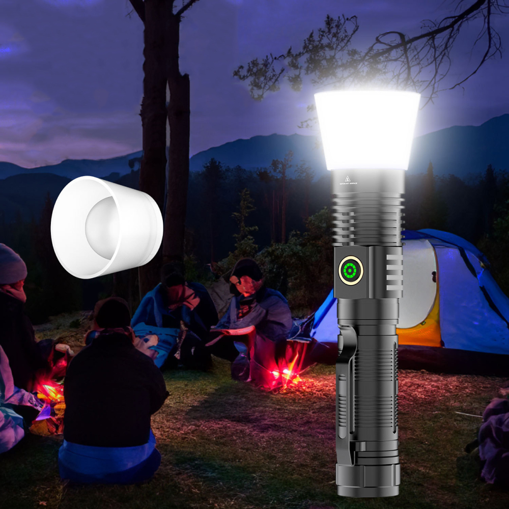 JF021 Zoom White Laser Flashlight 30W Range 1,000 Meters