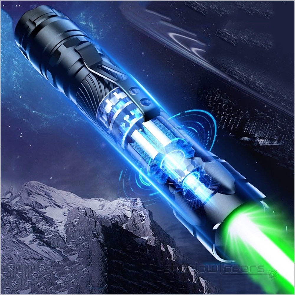 “HESTIA” GS9 520nm 500mW, 750mW, 1W, 1.5W Waterproof BURNING Green Laser Pointer