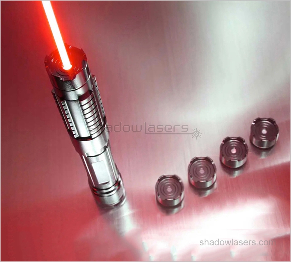 "BIGLASERS" RX6 638nm 700mW, 1200mW Waterproof Red Laser Pointer