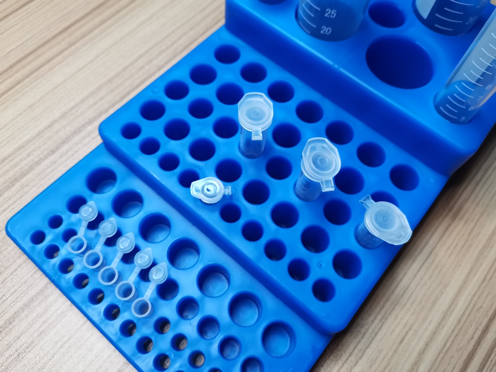 Multifunctional Test Tube Rack Vial Rack Trapezoidal Test Tube Rack for 0.2ml-50ml Test Tube