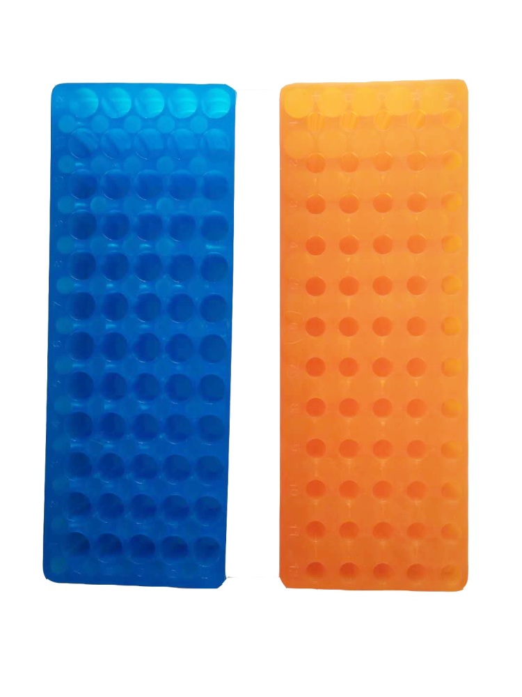 Tube Rack Double Panel 60 Positions Polypropylene for 0.2ml-2ml Microcentrifuge Tubes