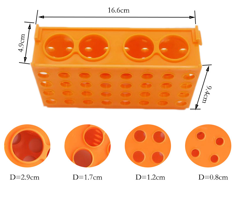 4 Way Plastic Test Tube Rack