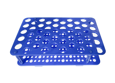 MUHWA 16mm Test Tube Rack, 10ml/15ml Detachable Centrifuge Tube Holder, 50 Positions