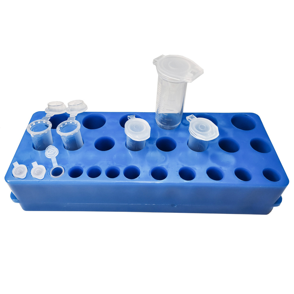 Multifunctional centrifuge Tube Rack, 6.75mm/8.20mm/11.15mm/14.21mm Microcentrifuge Tube Rack, Vial Rack