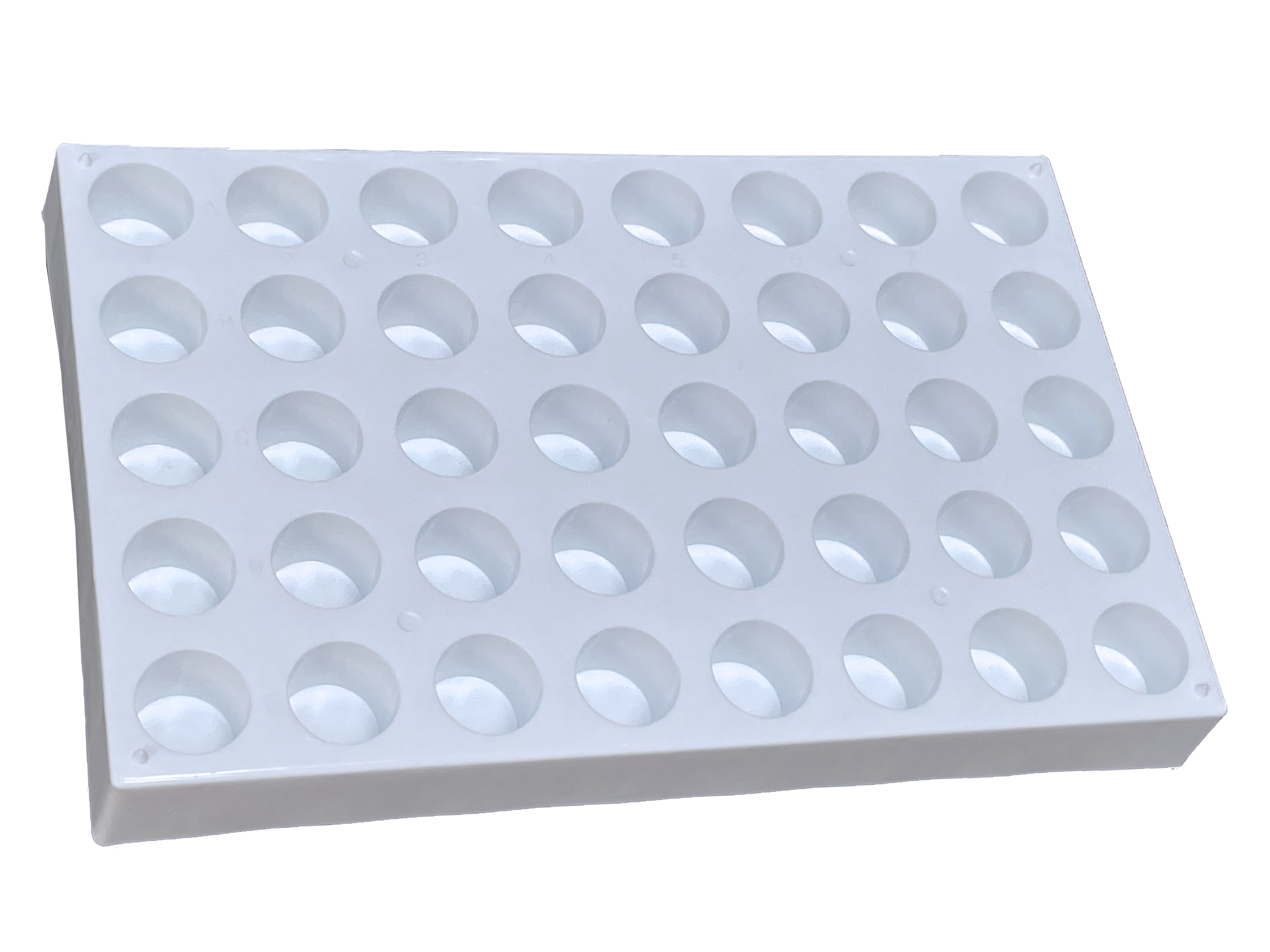 MUHWA Vial Racks for 10ml Vials, 40 Holes Sample Bottles Rack, Φ25mm