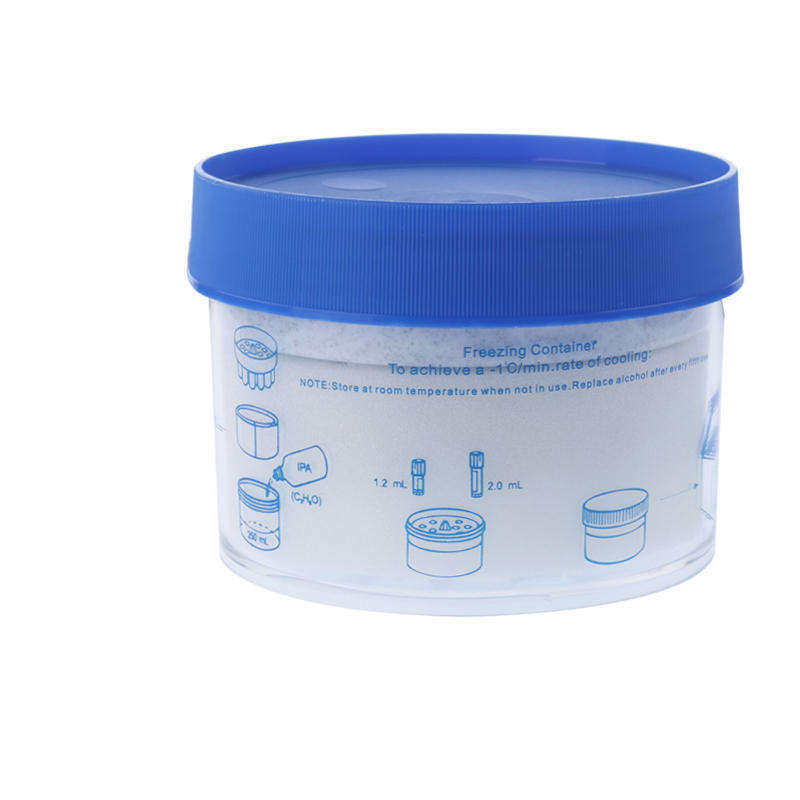 Cryo-Safe -1℃(-33.8℉) Freezing Container, Polycarbonate Jar with High-Density Polyethylene Closure, 18-Place Tube Holder