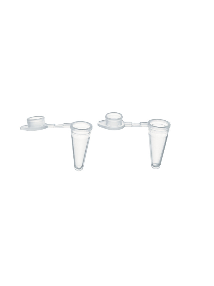 1000pcs 0.2ml PCR Tube with Flat Cap, Microcentrifuge Tube, 0.1ml PCR Reaction Tube