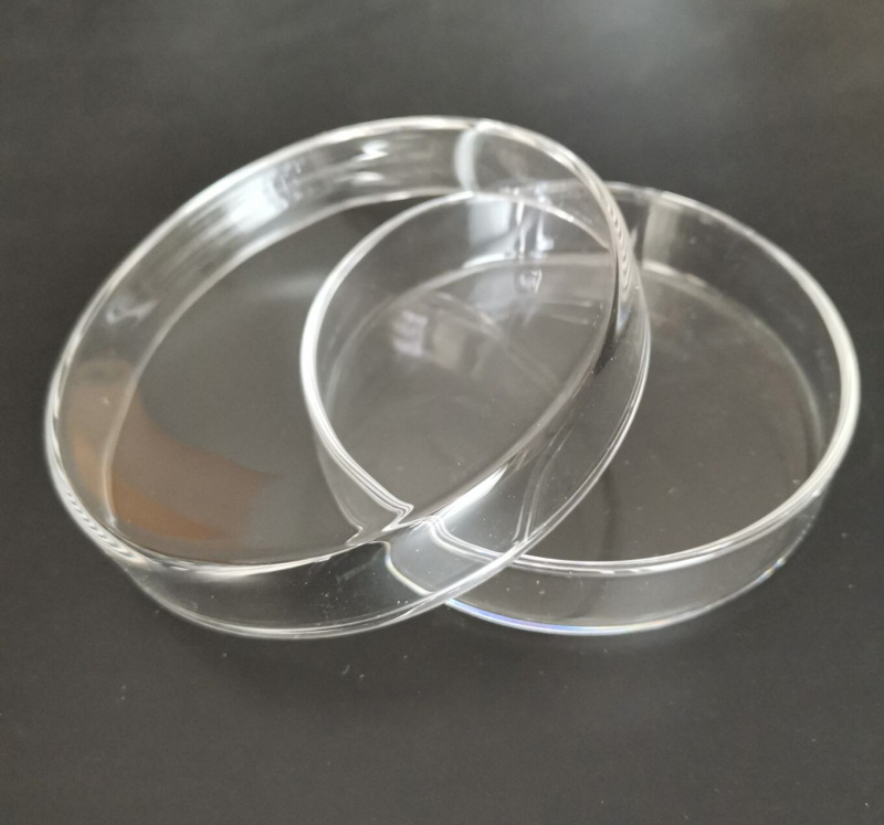 Glass Petri Dish with Cover Petri Plates Tissue Culture Plate 10 PACK