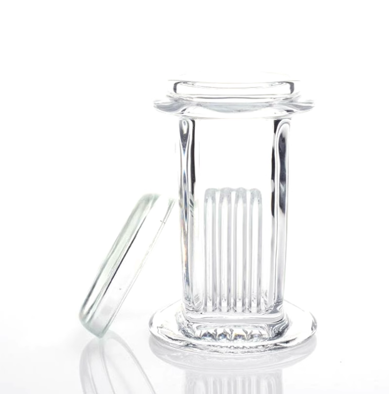 Coplin Staining Jar with Lid, 5-Slide Capacity, Glass