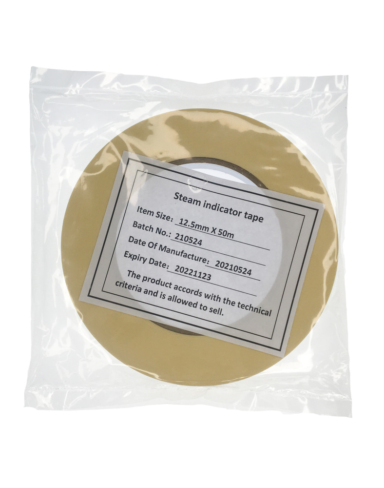 MUHWA 5 Rolls Autoclave Tape Steam Indicator Sterilization Indicator Tape