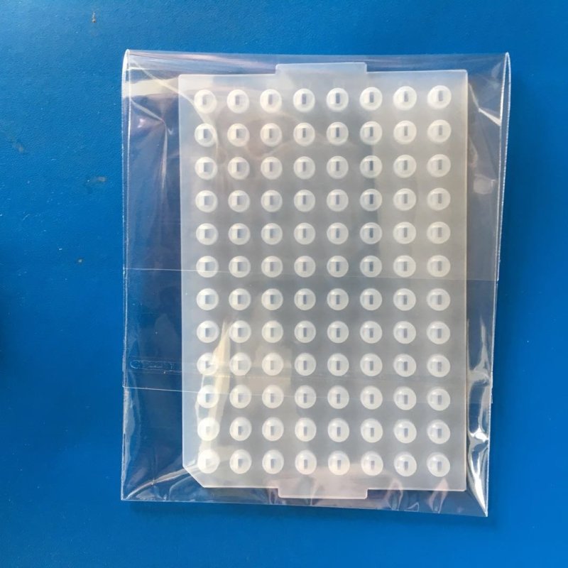 96-Well PCR Plate Silicone Cap, Silicone Sealing Mat for 96-Well PCR Plate, Non-sterile