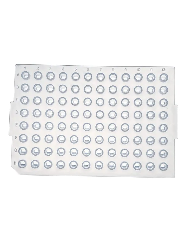 96-Well PCR Plate Silicone Cap, Silicone Sealing Mat for 96-Well PCR ...