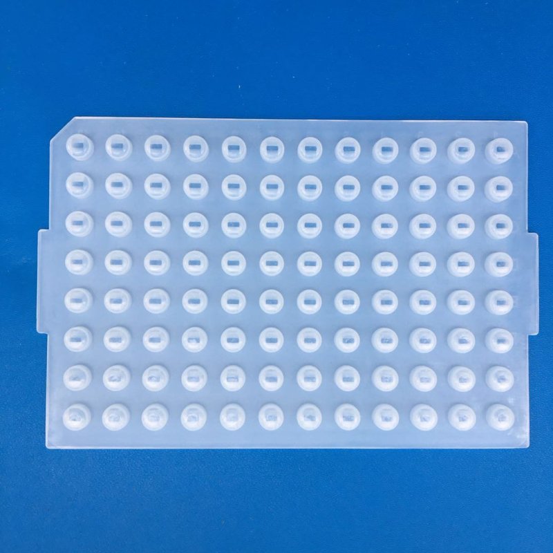 96-Well PCR Plate Silicone Cap, Silicone Sealing Mat for 96-Well PCR Plate, Non-sterile
