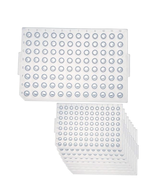 96-Well PCR Plate Silicone Cap, Silicone Sealing Mat for 96-Well PCR Plate, Non-sterile