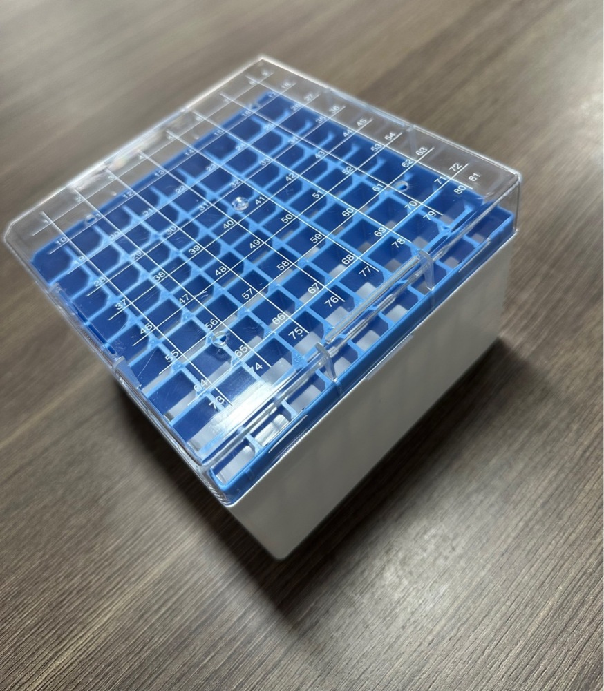 MUHWA Cryo Box for 5.0ml Vials, 81-Place