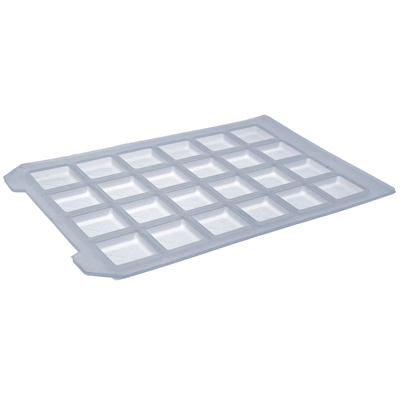 MUHWA 24 Deep Well Plates Silicone Sealing Mat, Silicone Cap forfor 24 Square Well Plate, Pack of 10