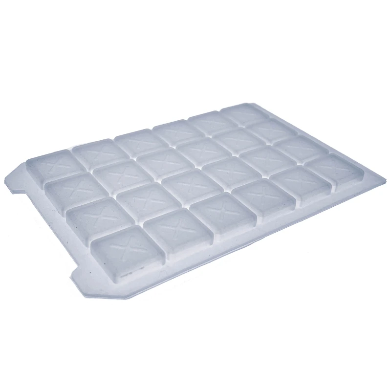 MUHWA 24 Deep Well Plates Silicone Sealing Mat, Silicone Cap forfor 24 Square Well Plate, Pack of 10