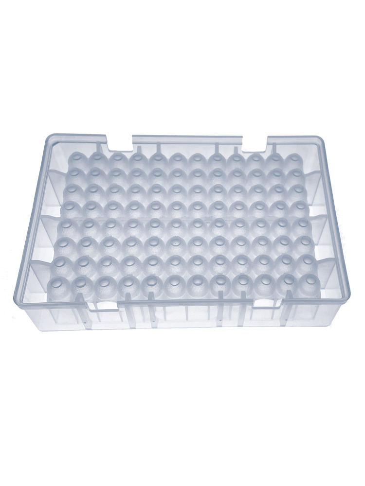 MUHWA 1.2mL Deep Well Plate with 96 Square Wells & U Bottom - 5 per Bag