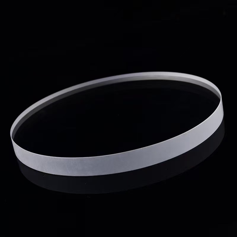 MUHWA JGS2 Quartz Round Glass Slide, 3mm Thickness UV Transparent Quartz Glass, High-transmittance Optical Glass, Customizable