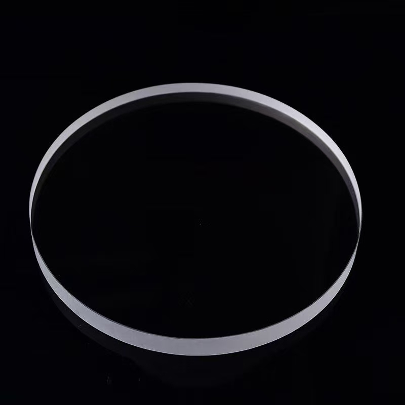 MUHWA JGS2 Quartz Round Glass Slide, Φ50MM*6MM UV Transparent Quartz Glass, High-transmittance Optical Glass, Customizable