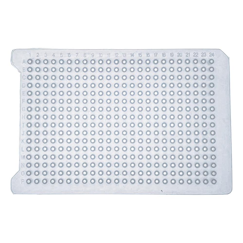 MUHWA 10 PCS Silicone Sealing Mat for 384 Round Well Plate, 384-well Plate Silicone Cap, Non-sterile (Pack of 10)