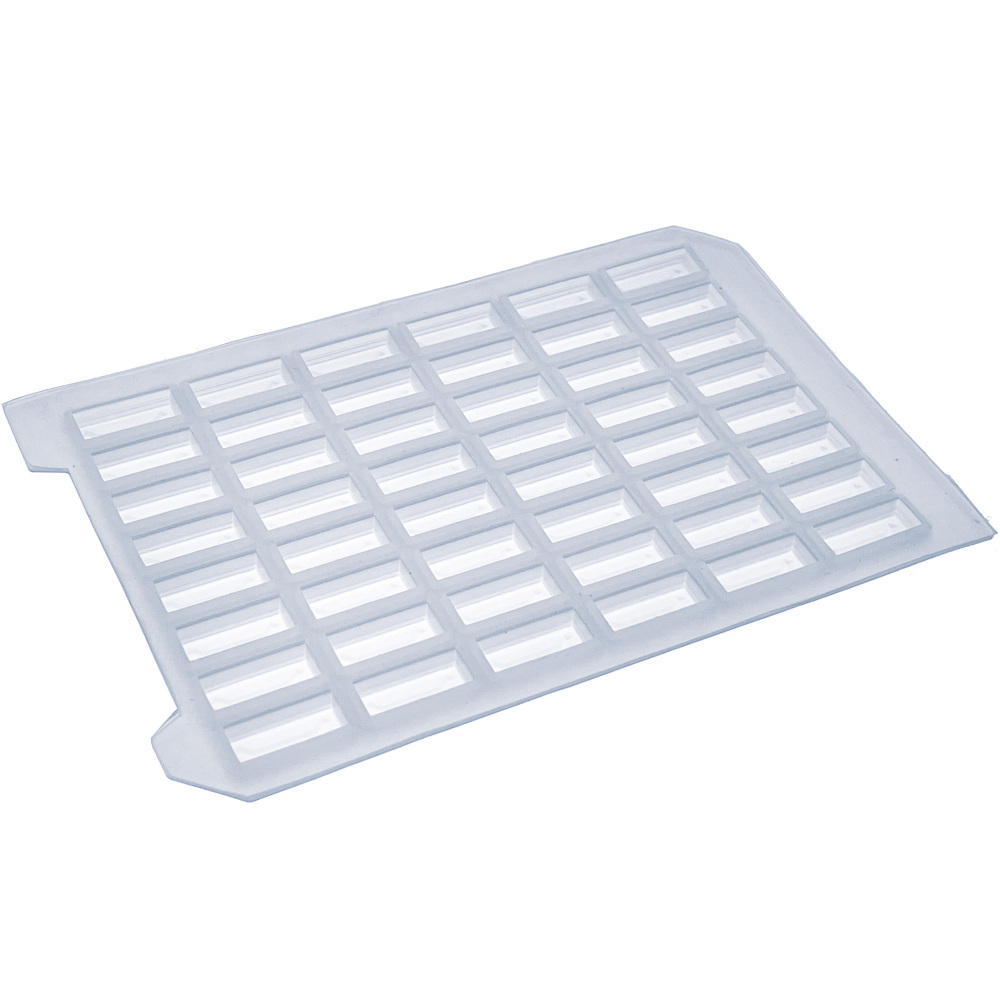MUHWA 10PCS Silicone Sealing Mat, Silicone Cap for 48 Rectangle Deep Well Plate