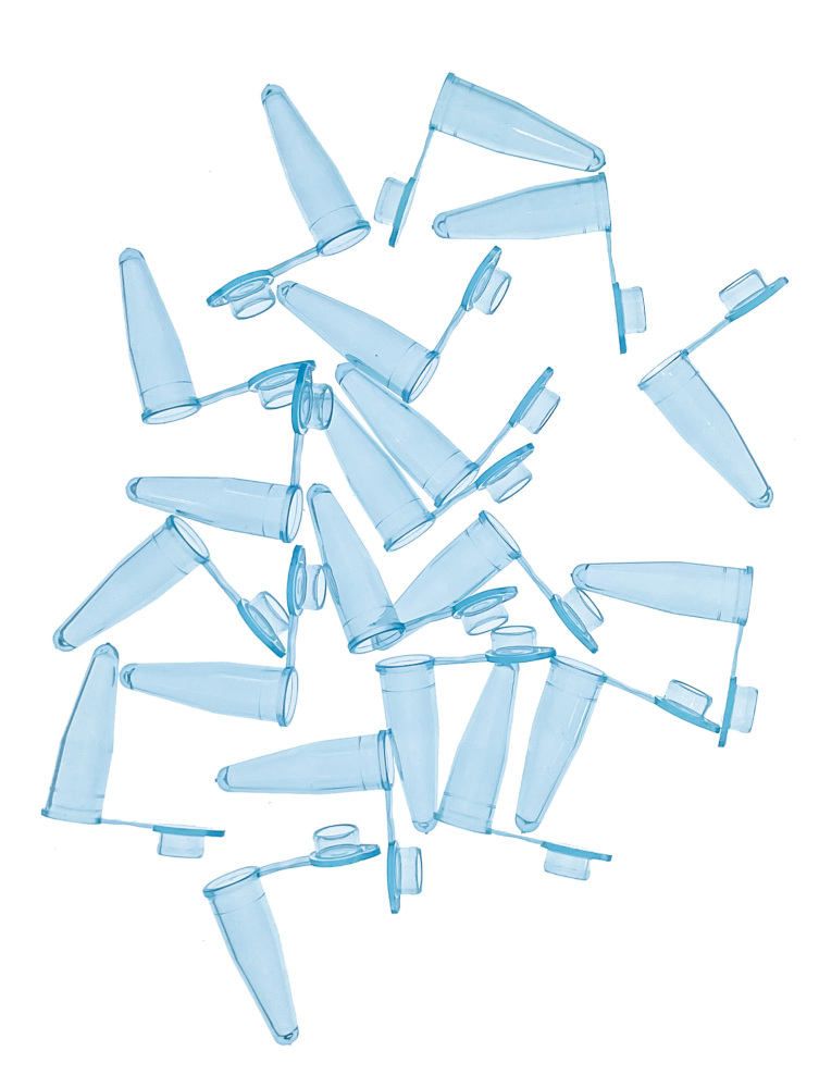 1000pcs 0.2ml PCR Tube with Flat Cap, Microcentrifuge Tube, 0.1ml PCR Reaction Tube, MH-PCR02