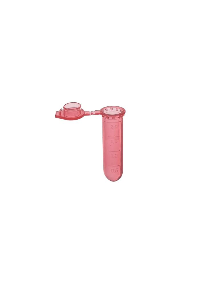 MUHWA 2ml Microcentrifuge Tubes, 500pcs Graduated Micro Test Tubes with Snap Cap, Rounded Microtube Sample Vial for Laboratory