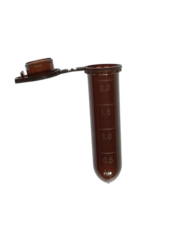 MUHWA 2ml Microcentrifuge Tubes, 500pcs Graduated Micro Test Tubes with Snap Cap, Rounded Microtube Sample Vial for Laboratory