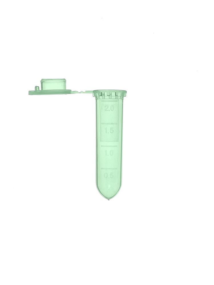 MUHWA 2ml Microcentrifuge Tubes, 500pcs Graduated Micro Test Tubes with Snap Cap, Rounded Microtube Sample Vial for Laboratory