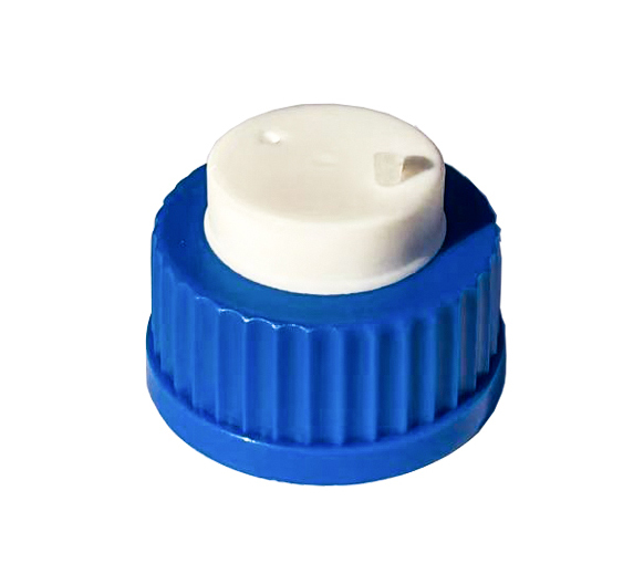 MUHWA GL45 Filling Caps Complete Kit for Glass Bottles, 1/8 Inch, 2/3/4- Port Cap with Silicone Plugs