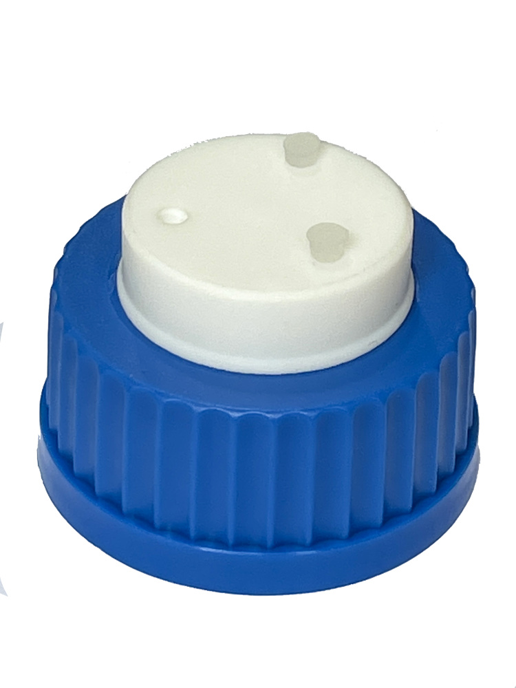 MUHWA GL45 Filling Caps Complete Kit for Glass Bottles, 1/8 Inch, 2/3/4- Port Cap with Silicone Plugs