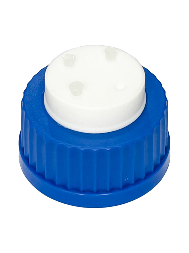 MUHWA GL45 Filling Caps Complete Kit for Glass Bottles, 1/8 Inch, 2/3/4- Port Cap with Silicone Plugs