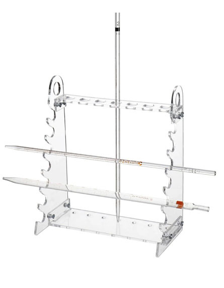 MUHWA Acrylic Pipette Holder for Fat Belly Transfer Pipette and Serological Pipette